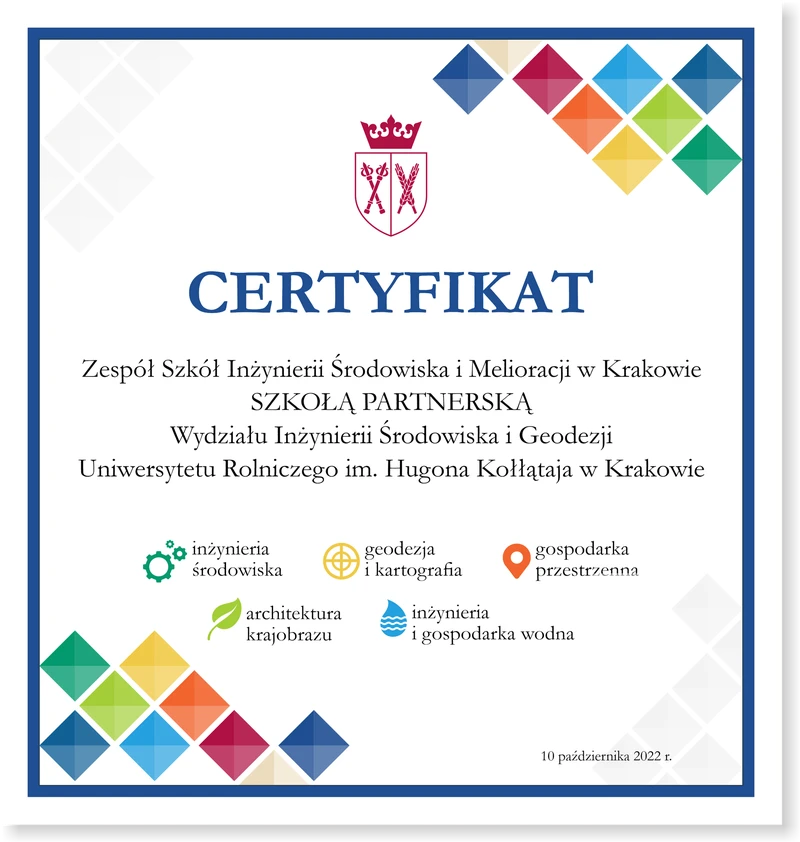 certyfikat szkoły partnerskiej 02