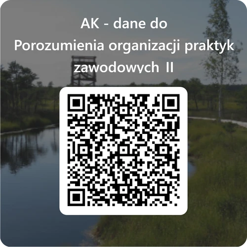 qr code - Dane do Porozumienia URK z Instytucją przyjmującą na praktykę