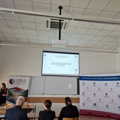 26 maja  2025 r. Sesja Kół Naukowych – Sekcja Wydziału Inżynierii Środowiska i Geodezji