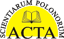 Acta Scientiarum Polonorum