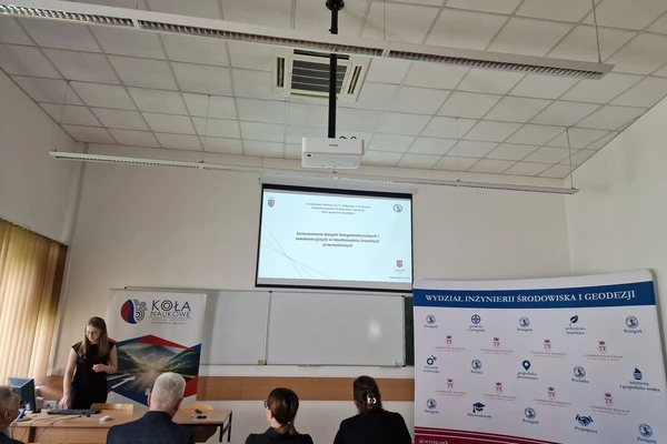 26 maja  2025 r. Sesja Kół Naukowych – Sekcja Wydziału Inżynierii Środowiska i Geodezji