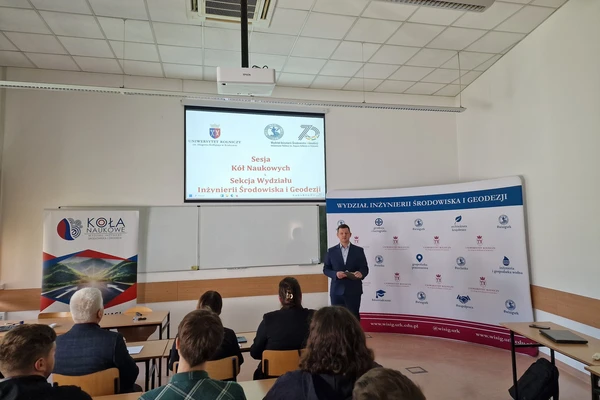 26 maja  2025 r. Sesja Kół Naukowych – Sekcja Wydziału Inżynierii Środowiska i Geodezji