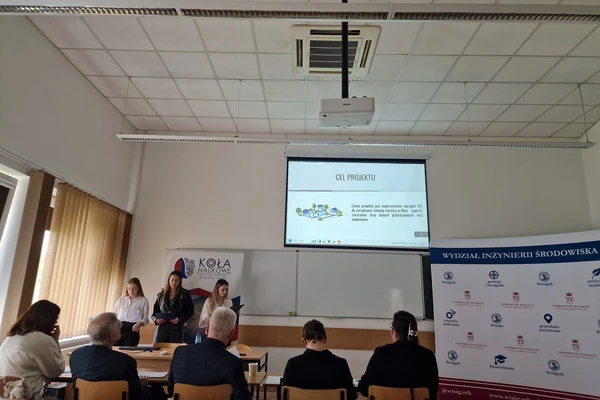 26 maja  2025 r. Sesja Kół Naukowych – Sekcja Wydziału Inżynierii Środowiska i Geodezji