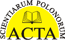 Acta Scientiarum Polonorum